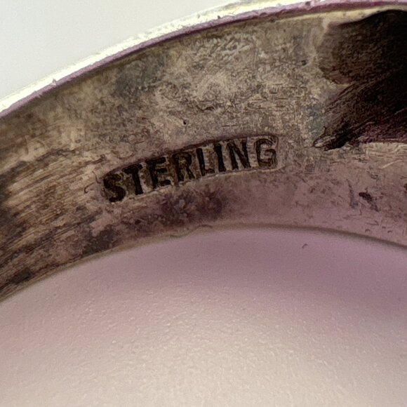 Sterling Silver 925 Toy Three Dimensional Lettering Statement Ring Size 11.25 - Picture 10 of 13